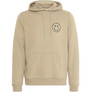 Blend, Sweatshirts & Hoodies, Heren, Beige, L, Hoodie voor mannen