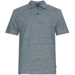 Hugo Boss, Tops, Heren, Blauw, 2Xl, Katoen, Navy Katoen Linnen Polo Shirt