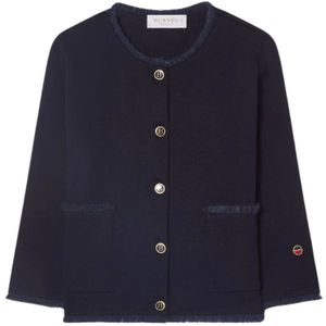 Busnel, Jassen, Dames, Blauw, XS, Wol, Linn Jacket Marine
