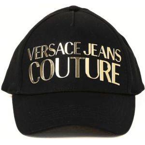 Versace Jeans Couture, Accessoires, Heren, Zwart, ONE Size, Katoen, Hoeden