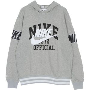 Nike, Sweatshirts & Hoodies, Heren, Grijs, L, Katoen, Grijze Lichtgewicht Hoodie Trend Fit