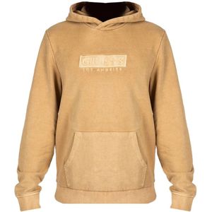 Guess, Sweatshirts & Hoodies, Heren, Beige, M, Katoen, Klassieke Hoodie