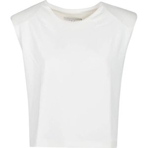 Iro, Tops, Dames, Wit, S, Katoen, Stijlvolle Top