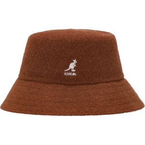 Kangol, Accessoires, Heren, Bruin, M, Nylon, Mahonie Tropic Emmerhoed