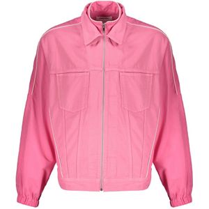 Ambush, Jassen, Heren, Roze, XL, Denim, Nylon jack met denim details