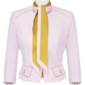Elisabetta Franchi, Jassen, Dames, Roze, S, Polyester, Short Jacket