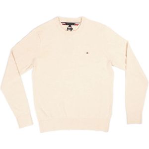 Tommy Hilfiger, Truien, Heren, Wit, XL, Katoen, Monogram Katoen Kasjmier Hoodies Collectie