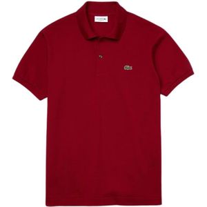 Lacoste, Tops, Heren, Rood, 2Xl, Katoen, Polo Shirt
