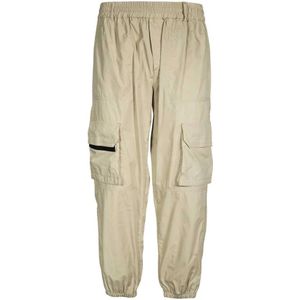 44 Label Group, Broeken, Heren, Beige, L, Katoen, Cropped broek