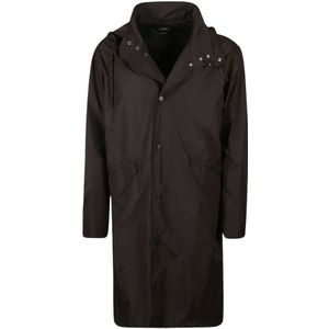 A.p.c., Mantels, Heren, Bruin, S, Polyester, Antonny Parka Jas