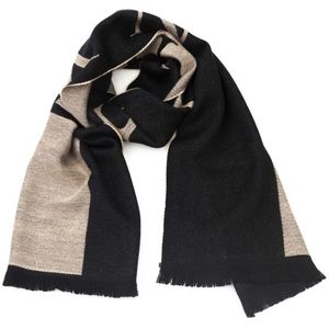 Philipp Plein, Accessoires, Heren, Veelkleurig, ONE Size, Wol, Logo Sjaal Stola Made in Italy