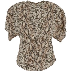 Isabel Marant, Blouses & Shirts, Dames, Beige, S, Damesmode Shirt