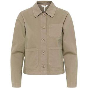 Part Two, Jassen, Dames, Bruin, 2Xl, Katoen, Desert Taupe Jacket