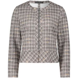 Betty Barclay, Jassen, Dames, Veelkleurig, 2Xl, Leer, Korte blazer met rits