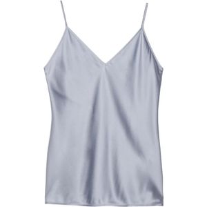 Max Mara, Tops, Dames, Blauw, M, Lucca Top zonder mouwen