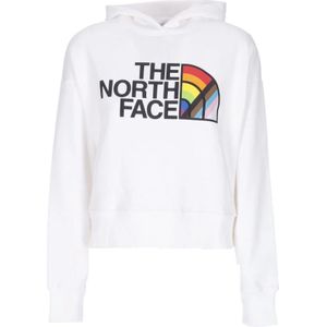 The North Face, Sweatshirts & Hoodies, Dames, Wit, M, Katoen, Rainbow Pride Hoodie Sweatshirt