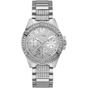Guess, Accessoires, Dames, Grijs, ONE Size, Frontier Dameshorloge met Datumfunctie