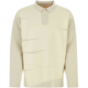 Namacheko, Tops, Heren, Beige, L, Sand Bandage Polo Shirt
