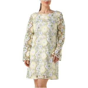 Bruuns Bazaar, Kleedjes, Dames, Veelkleurig, L, Denim, Groene Lucille Jurk voor de Zomer