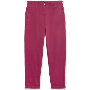 Fiorella Rubino, Broeken, Dames, Rood, 6Xl, Katoen, Katoenen ballonbroek