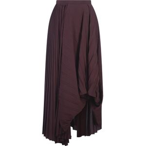 Alexander McQueen, Rokken, Dames, Rood, XS, Rode Cellulose Viscose Top