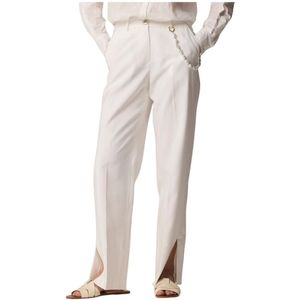 Kocca, Broeken, Dames, Wit, XL, Wijde Pijpen Broek