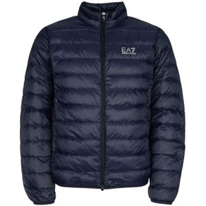 Emporio Armani Ea7, Jassen, Heren, Blauw, L, Winterjas