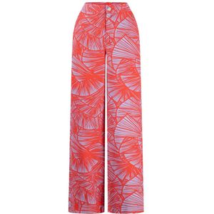 Fynch-Hatton, Broeken, Heren, Veelkleurig, W44, Linnen, Wijde Linnen Shell Broek