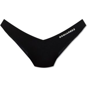 Dsquared2, Badkleding, Dames, Zwart, M, Badpak Broekje