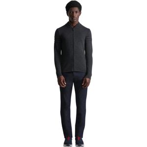 Fusalp, Truien, Heren, Grijs, S, Wol, Bastien Cardigan