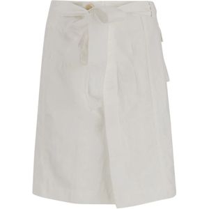 Salvatore Ferragamo, Rokken, Dames, Wit, S, Elegante Rokken Collectie