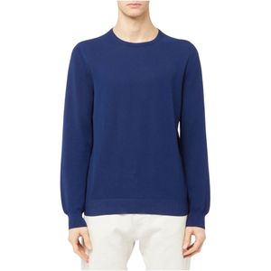 Gran Sasso, Truien, Heren, Blauw, XL, Stijlvol Paricollo Shirt