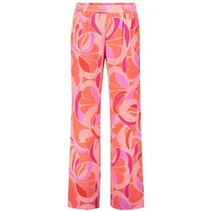 Betty Barclay, Broeken, Dames, Veelkleurig, 2Xl, Bloemen Relaxed Fit Broek met Zakken