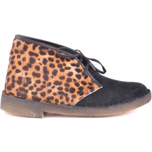 Clarks, Schoenen, Dames, Zwart, 36 EU, Leer, Enkellaarsjes