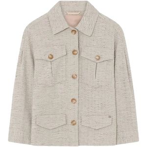 Gustav, Jassen, Dames, Beige, 2Xl, Katoen, Casual Jacket Amali