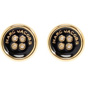 Marc Jacobs, Accessoires, Dames, Geel, ONE Size, Knoopvormige oorbellen