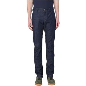 Jacob Cohën, Jeans, Heren, Blauw, W34, Denim, Indigo Denim Jeans