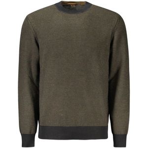 Hugo Boss, Truien, Heren, Bruin, S, Katoen, Zwarte Katoenen Heren Trui