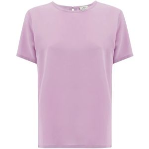 Etro, Tops, Dames, Paars, S, T-Shirt