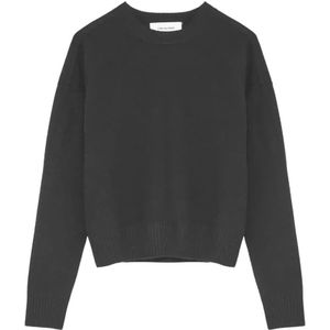 Yves Salomon, Sweatshirts & Hoodies, Dames, Grijs, S, Gebreide Trui