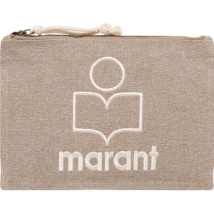 Isabel Marant, Tassen, Dames, Beige, ONE Size, Beige Clutch
