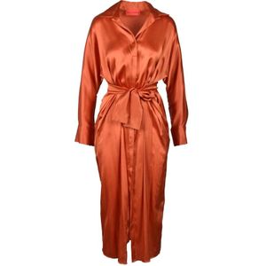 Wild Cashmere, Kleedjes, Dames, Bruin, S, Damesjurk