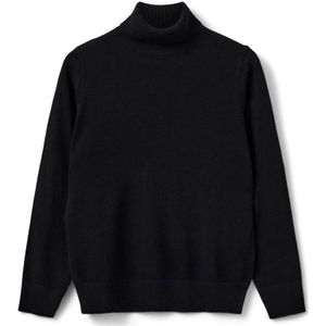 Sofie Schnoor, Truien, Dames, Zwart, XS, Wol, Zwarte Wollen Sweater Nellsw Stijl