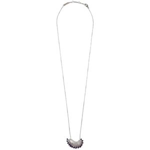 Bottega Veneta, Accessoires, Dames, Paars, ONE Size, Elegante Amethist Kristal Hanger Ketting