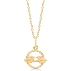 Frk. Lisberg, Accessoires, Dames, Geel, S, Lovebirds Ketting