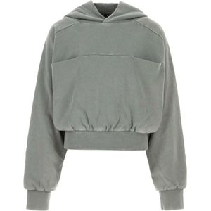 Entire Studios, Sweatshirts & Hoodies, Dames, Grijs, M, Katoen, Dove Grey Katoenen Sweatshirt