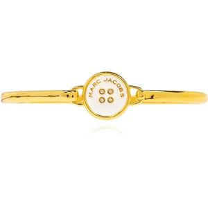 Marc Jacobs, Accessoires, Dames, Geel, ONE Size, Button Hinge Armband