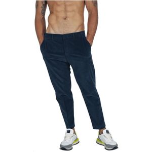 PT Torino, Broeken, Heren, Blauw, XL, Katoen, Slim-fit Broeken