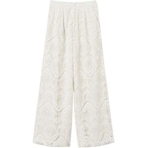 Twinset, Broeken, Dames, Wit, S, Stijlvolle Broekenset