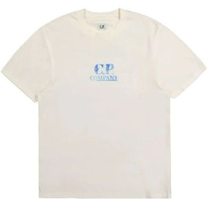 C.p. Company, Tops, Heren, Beige, M, Stijlvolle T-shirts en Polos